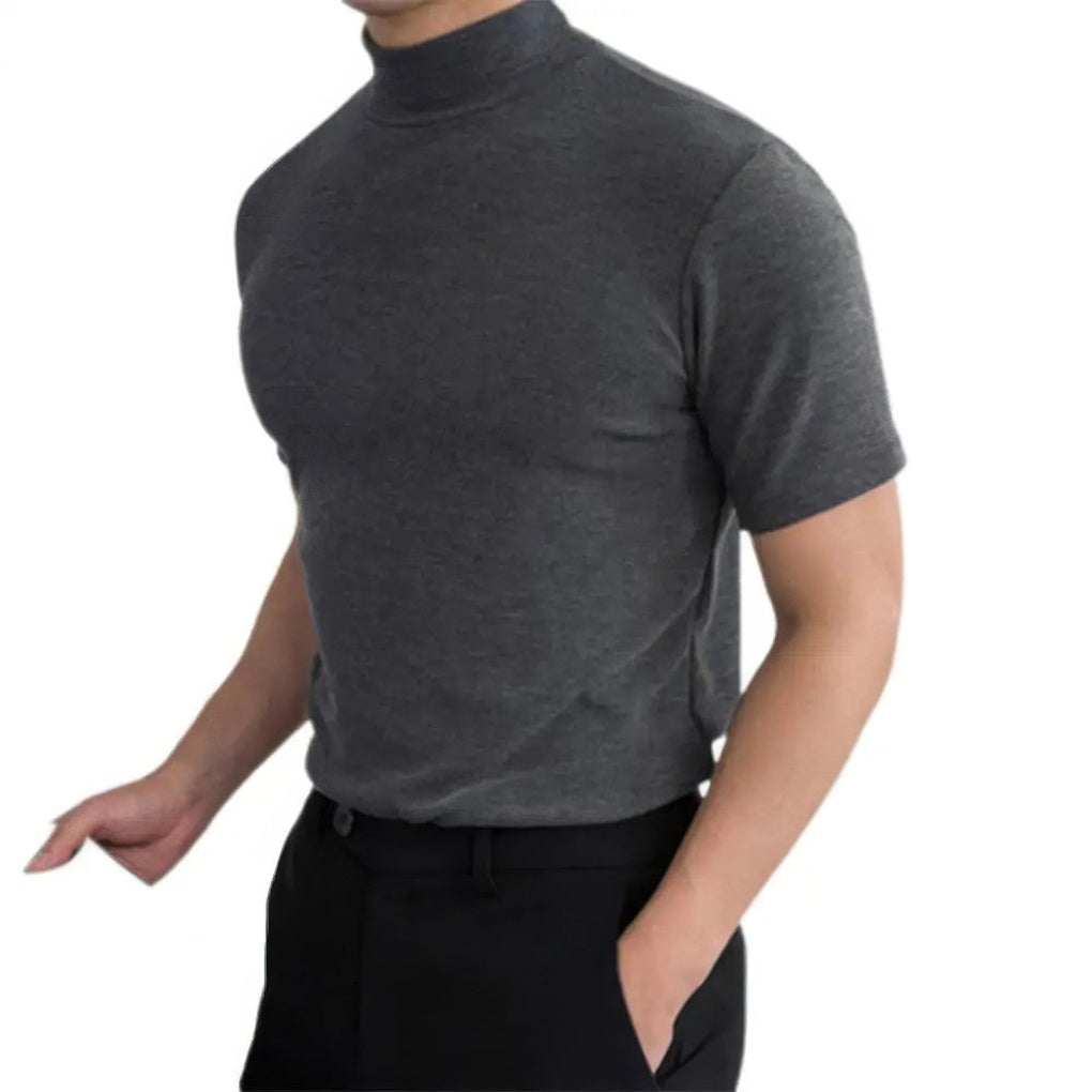 Ademend shirt met col