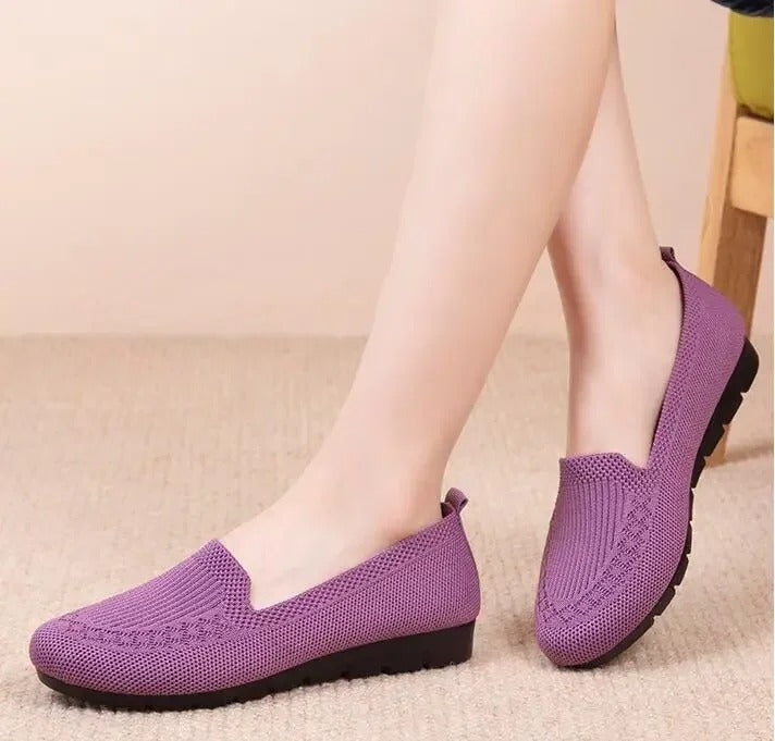 Ademende slip-on loafers voor dames