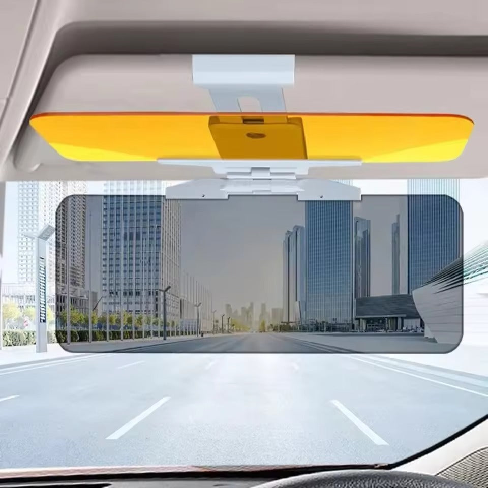 Anti-verblindende zonneklep verlenger voor de auto