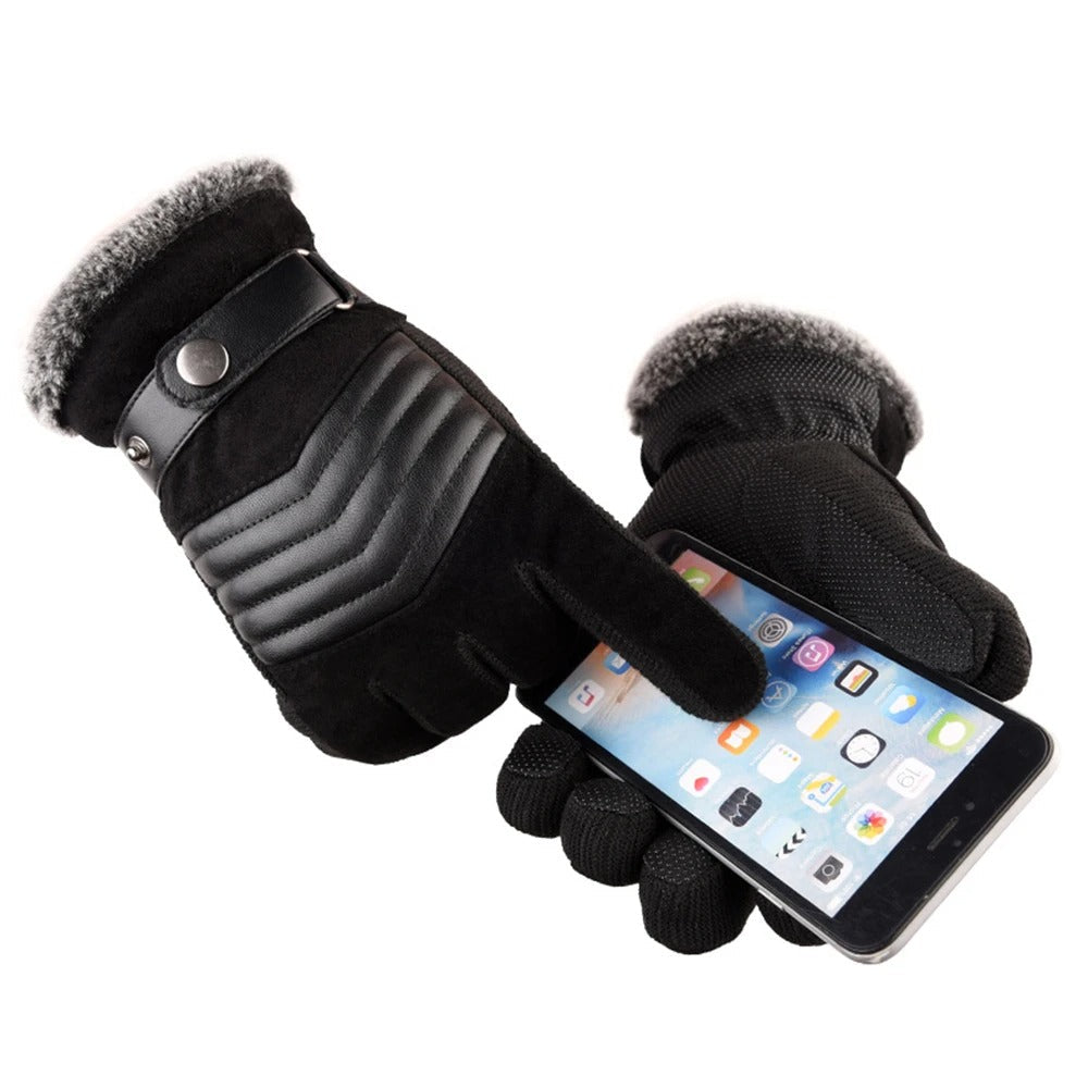 Casual leren handschoenen voor heren