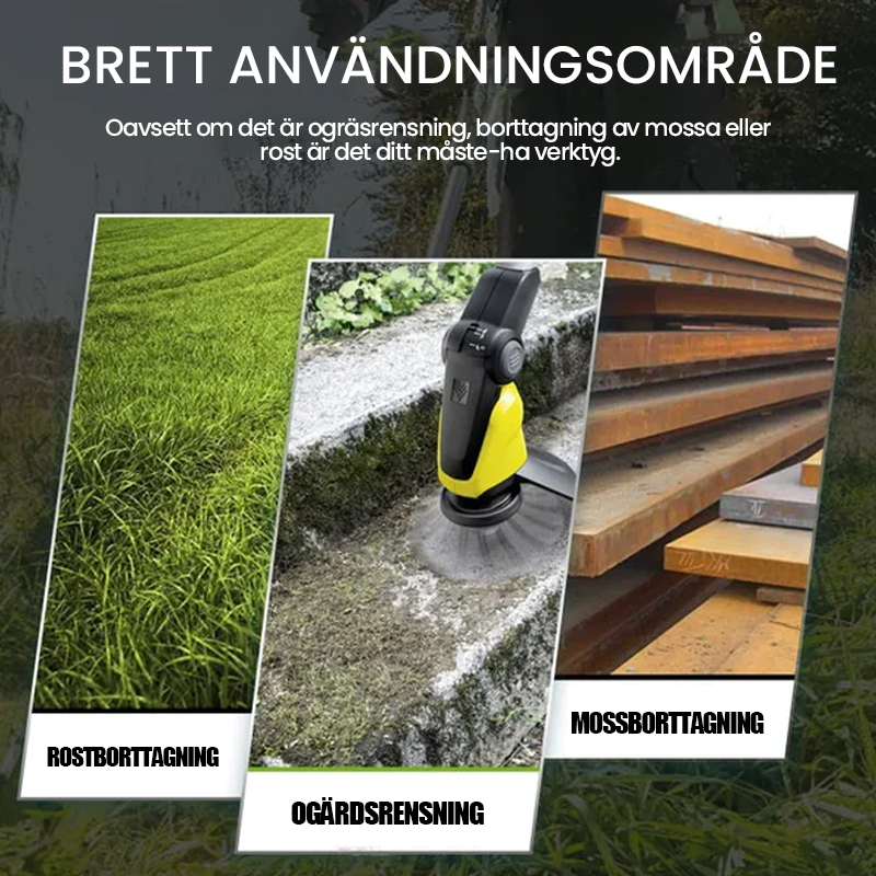 Draadborstelkop voor Bosmaaier voor Effectieve Onkruidbestrijding