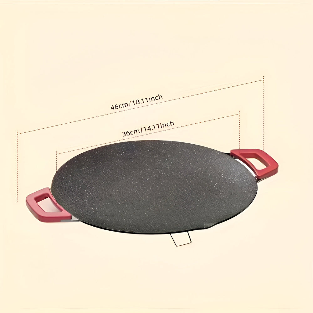 Elektrische rookvrije gietijzeren tafelgrillpan