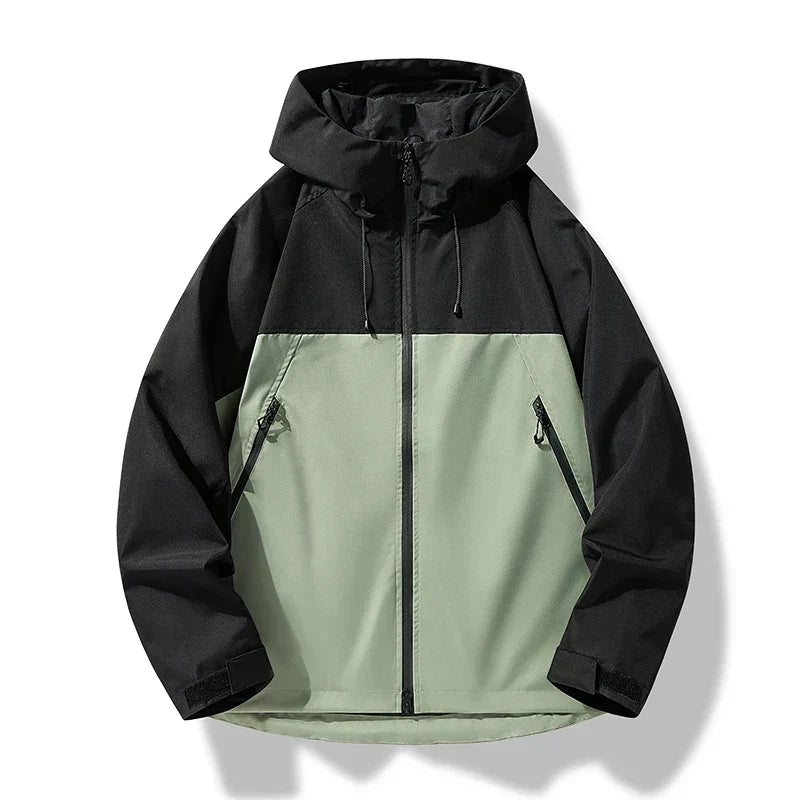 Hardshell jas met capuchon voor heren