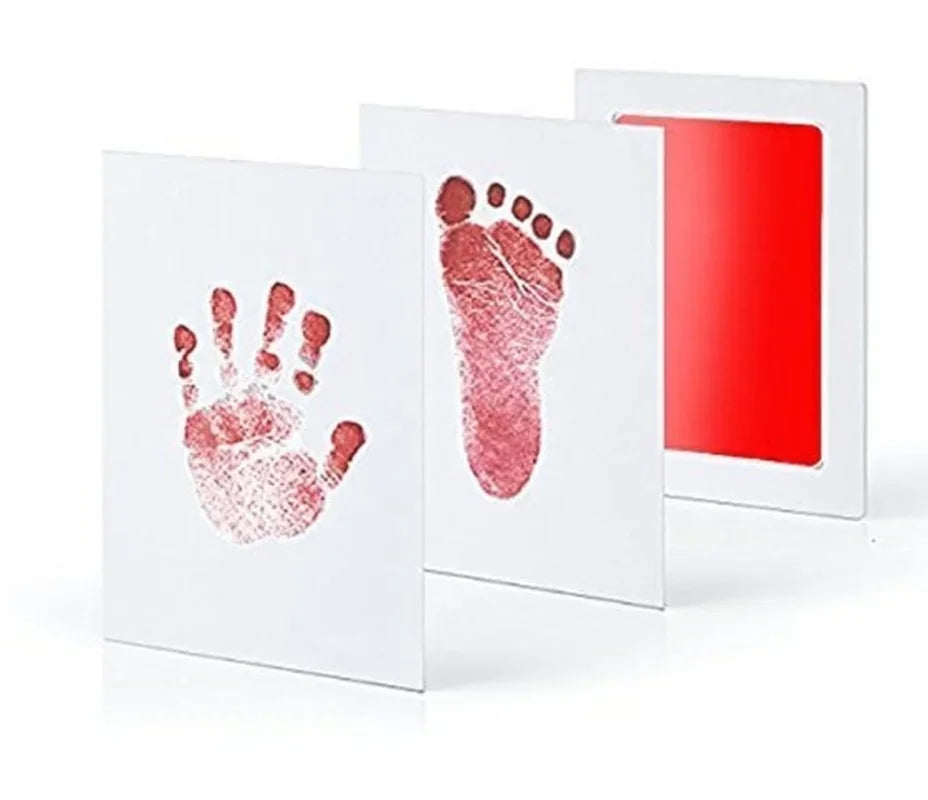 Inktloos inktkussen set voor baby hand- en voetafdrukken – Voor pasgeborenen herinneringen & huisdierpootjes