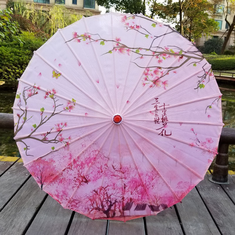 Japanse parasol met uv-bescherming