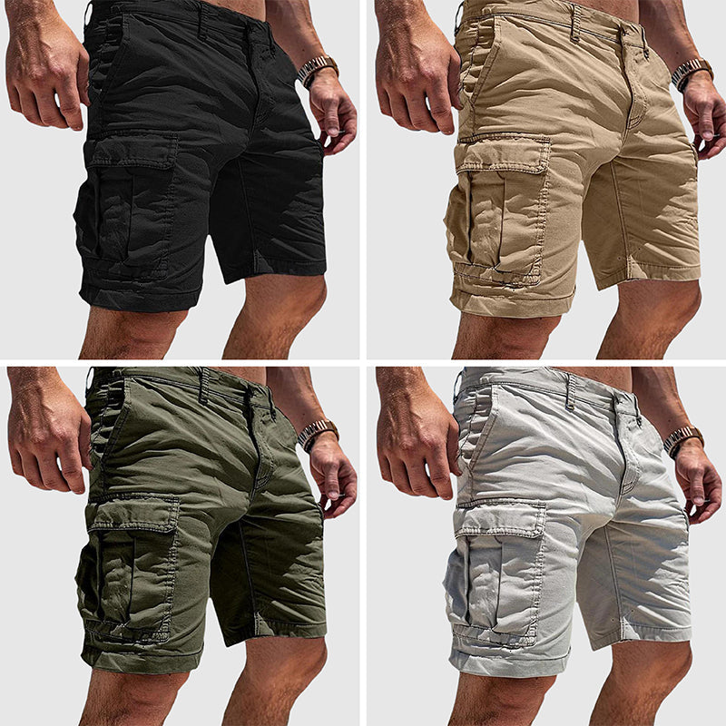 Knielange cargoshorts voor heren