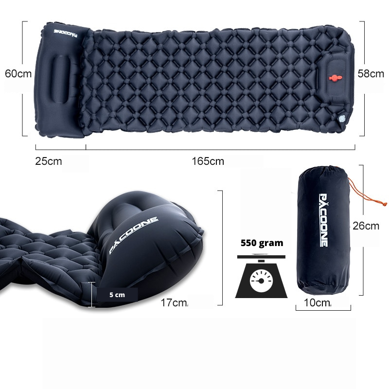 Luchtbed met Kussen | Comfortabel, Ultralicht en Kwalitatief