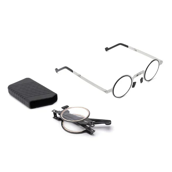 Opvouwbare titanium leesbril