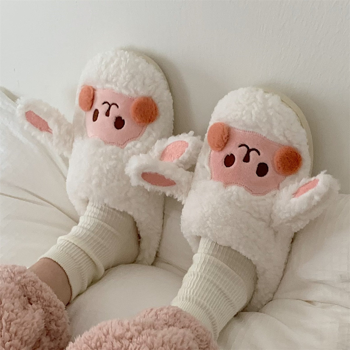 Pluizige dierensloffen
