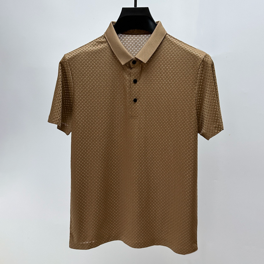 Premium zijden poloshirt voor heren