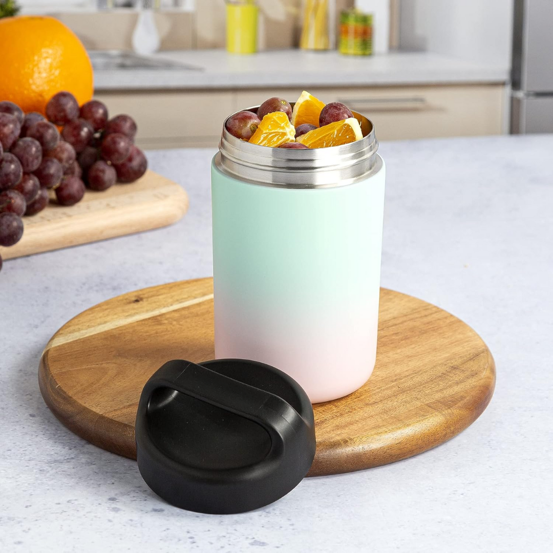 Roestvrijstalen Thermos Voedselcontainer met Handvat