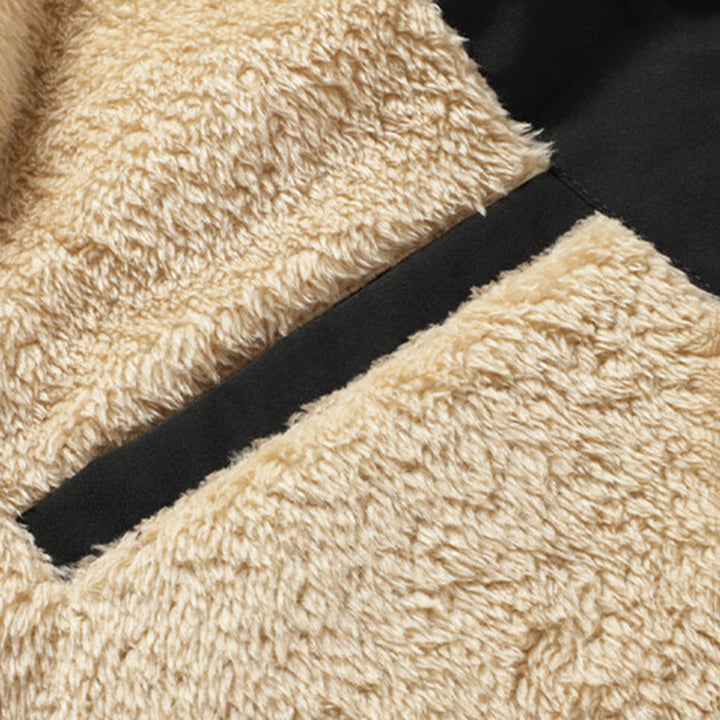 Stijlvolle herenbodywarmer met bontvoering
