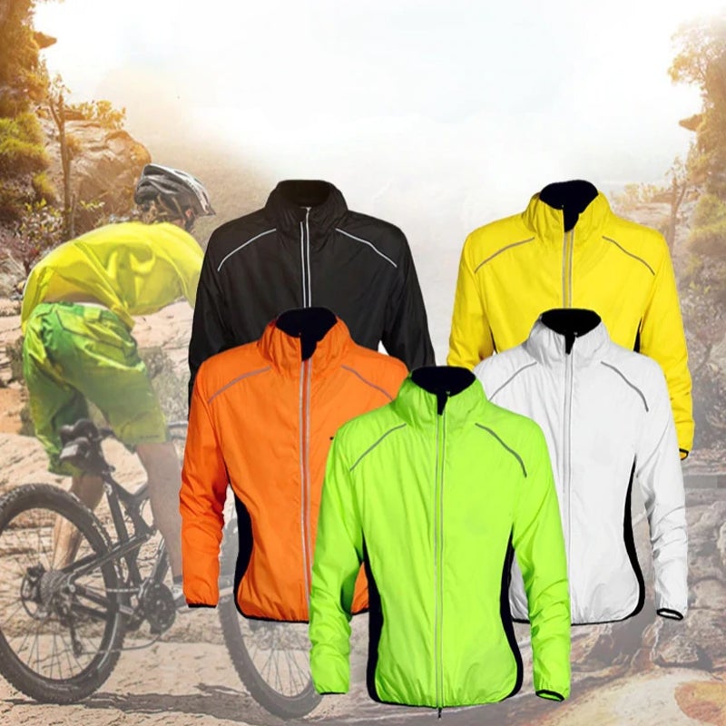 Unisex fietswindjack met reflectoren - Waterdicht en windbestendig