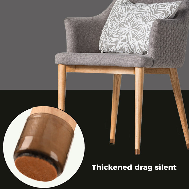 Vloerbeschermers voor meubels - 4 stuks, transparant ontwerp voor stoelen