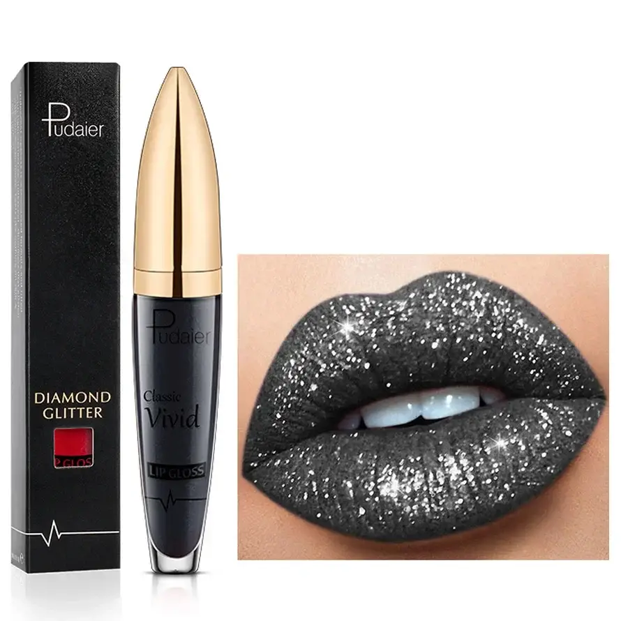 Waterbestendige Lipgloss met Strass – Langdurige Glans in Diverse Kleuren voor Elke Gelegenheid