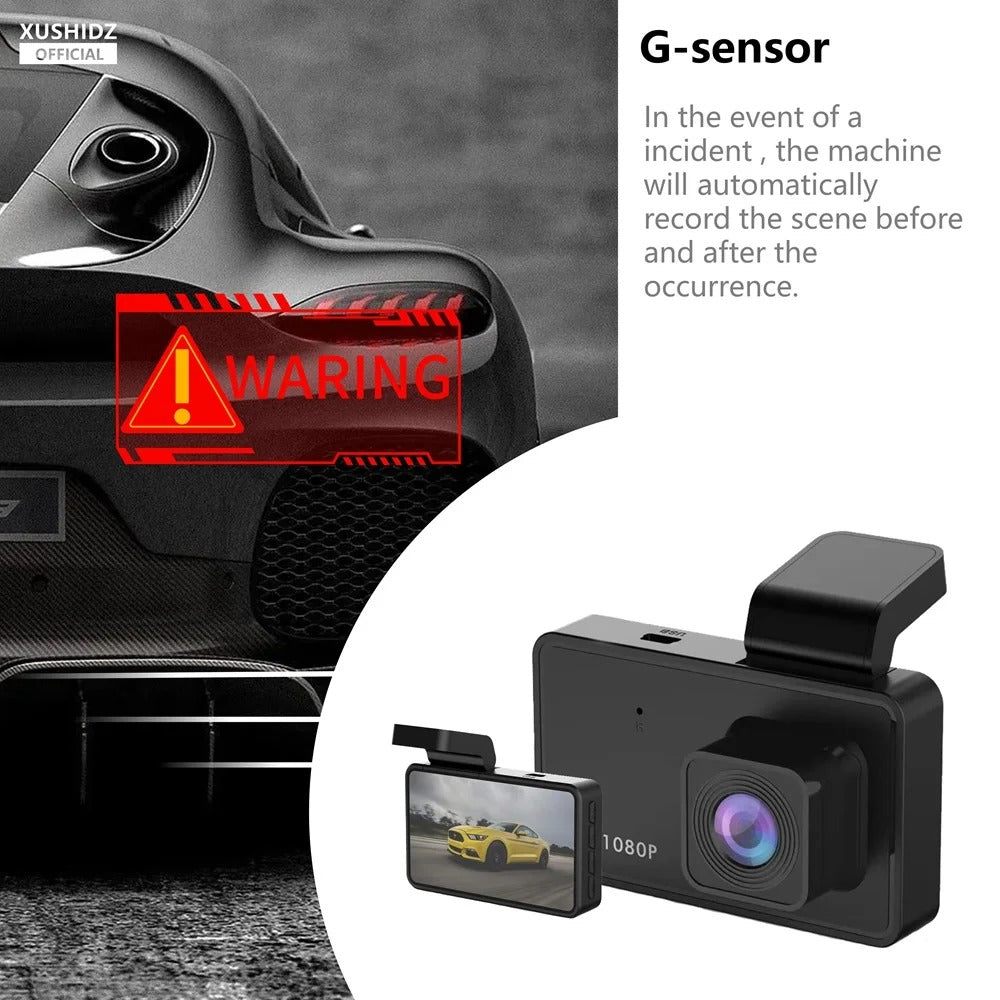 1080P dashcam met G-sensor