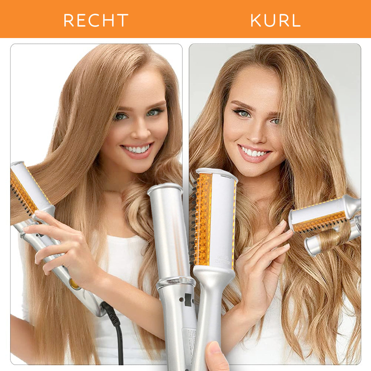 2-In-1 Haarstyler – Veelzijdige Krultang en Stijltang
