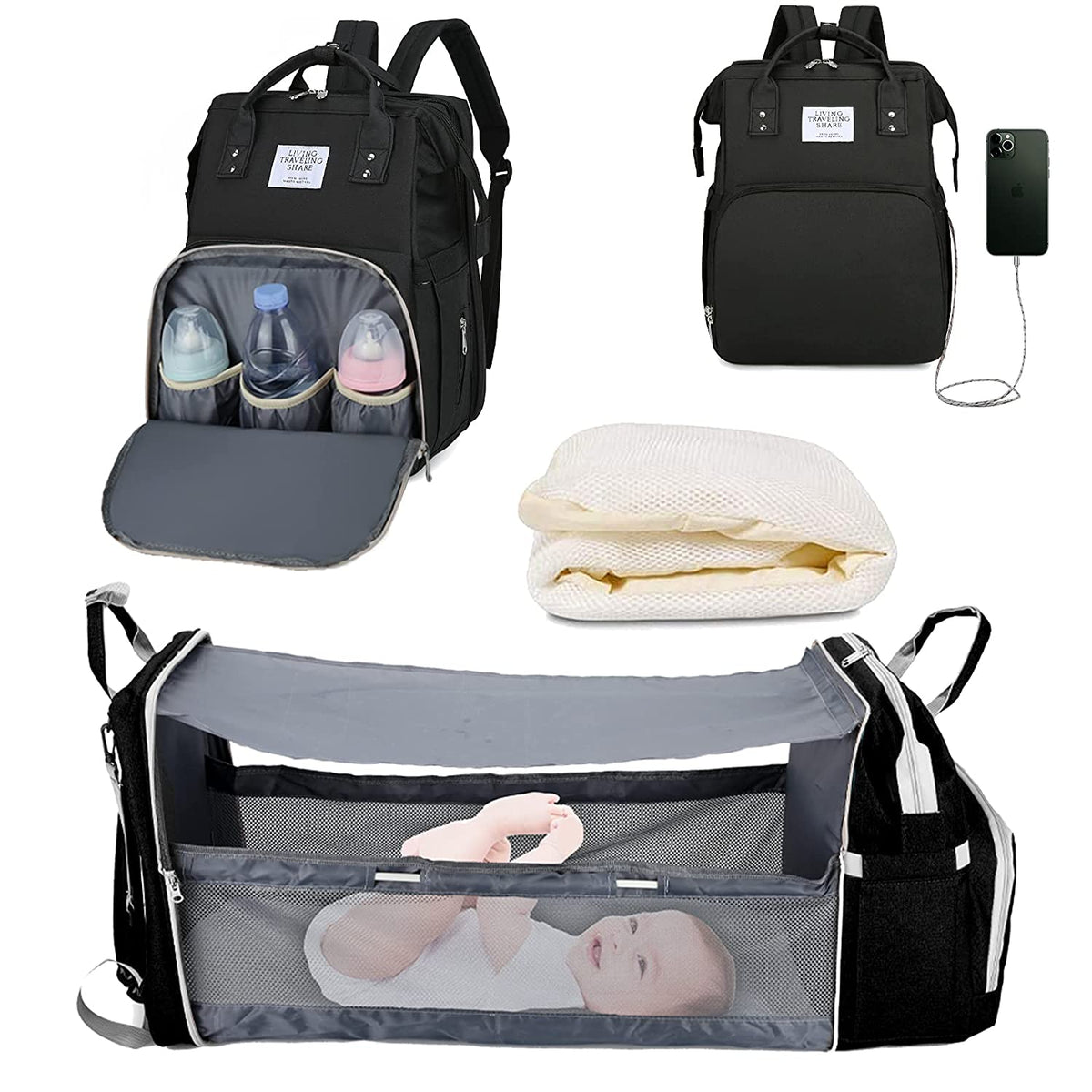 2-In-1 verzorgingstas voor baby's