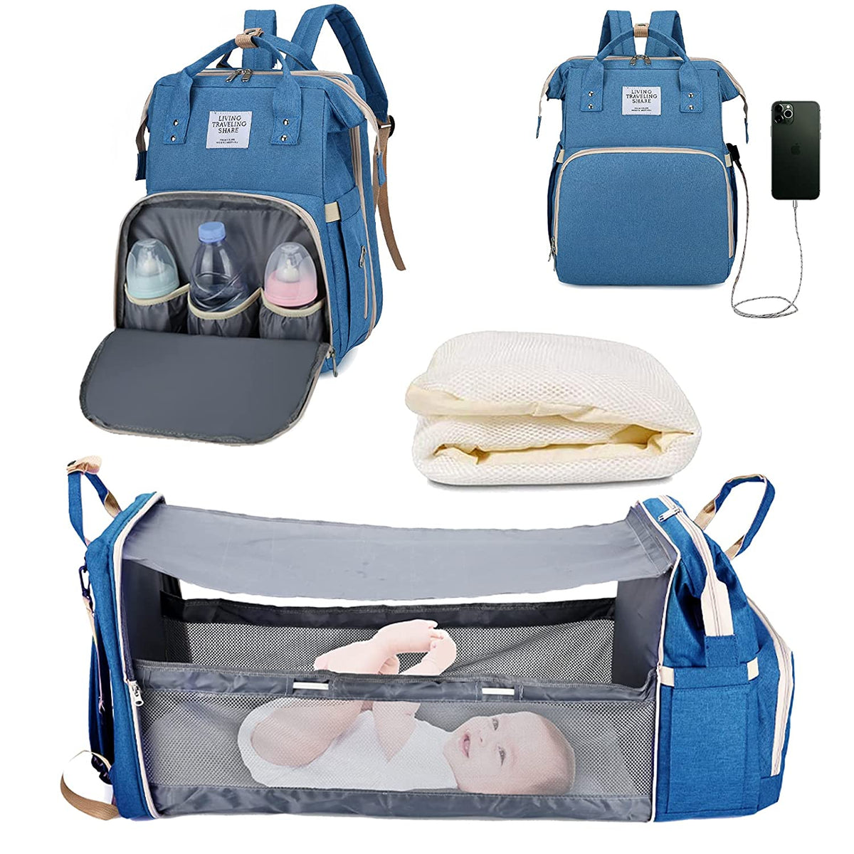 2-In-1 verzorgingstas voor baby's