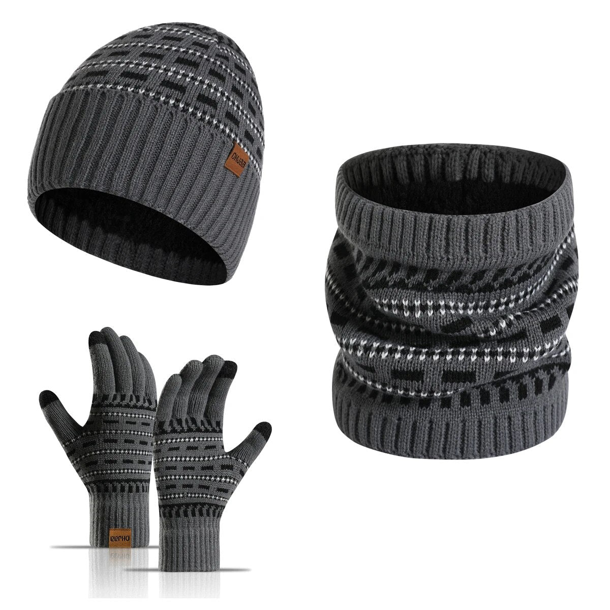 3-Delige Winterset | Warme en Stijlvolle Set voor de Winter