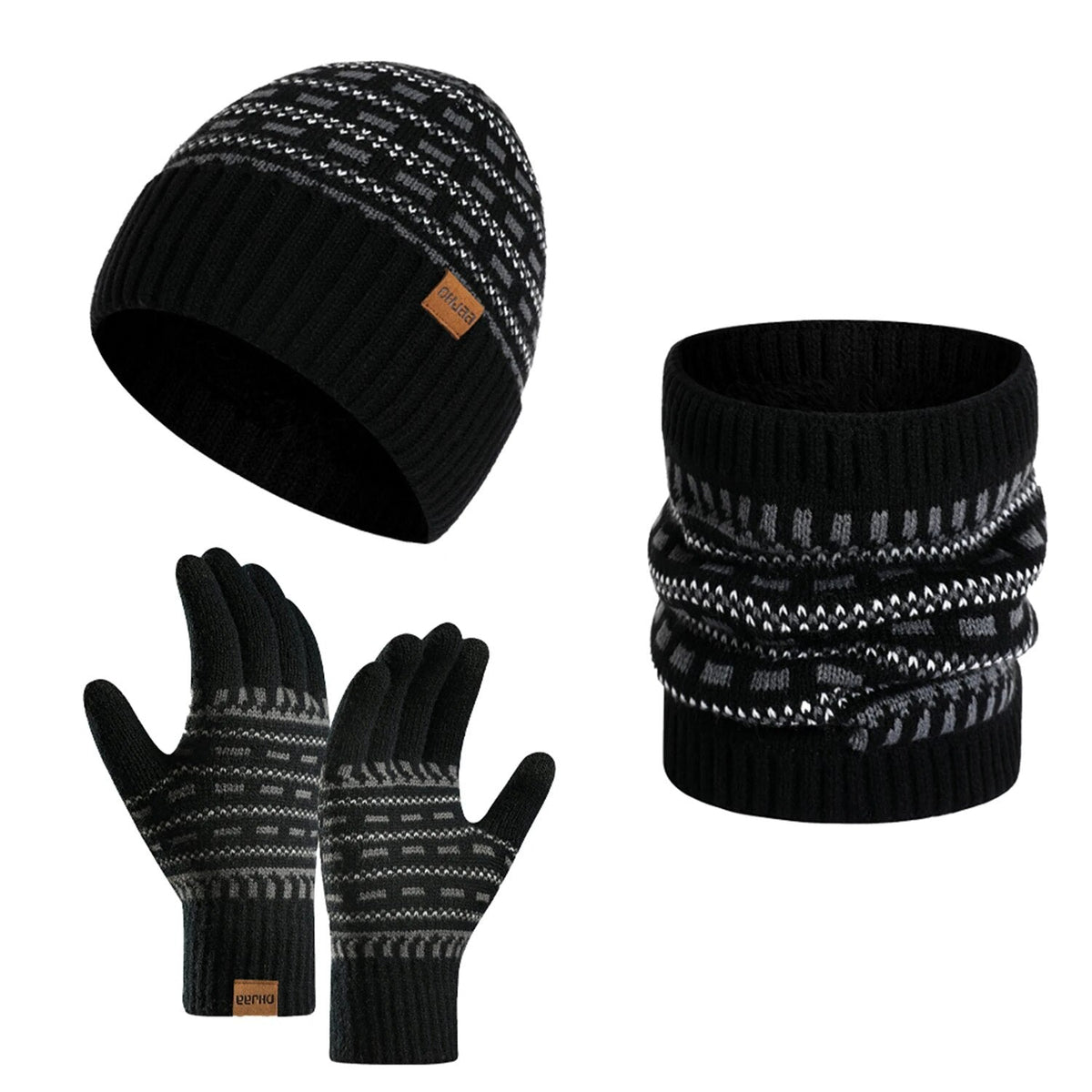 3-Delige Winterset | Warme en Stijlvolle Set voor de Winter