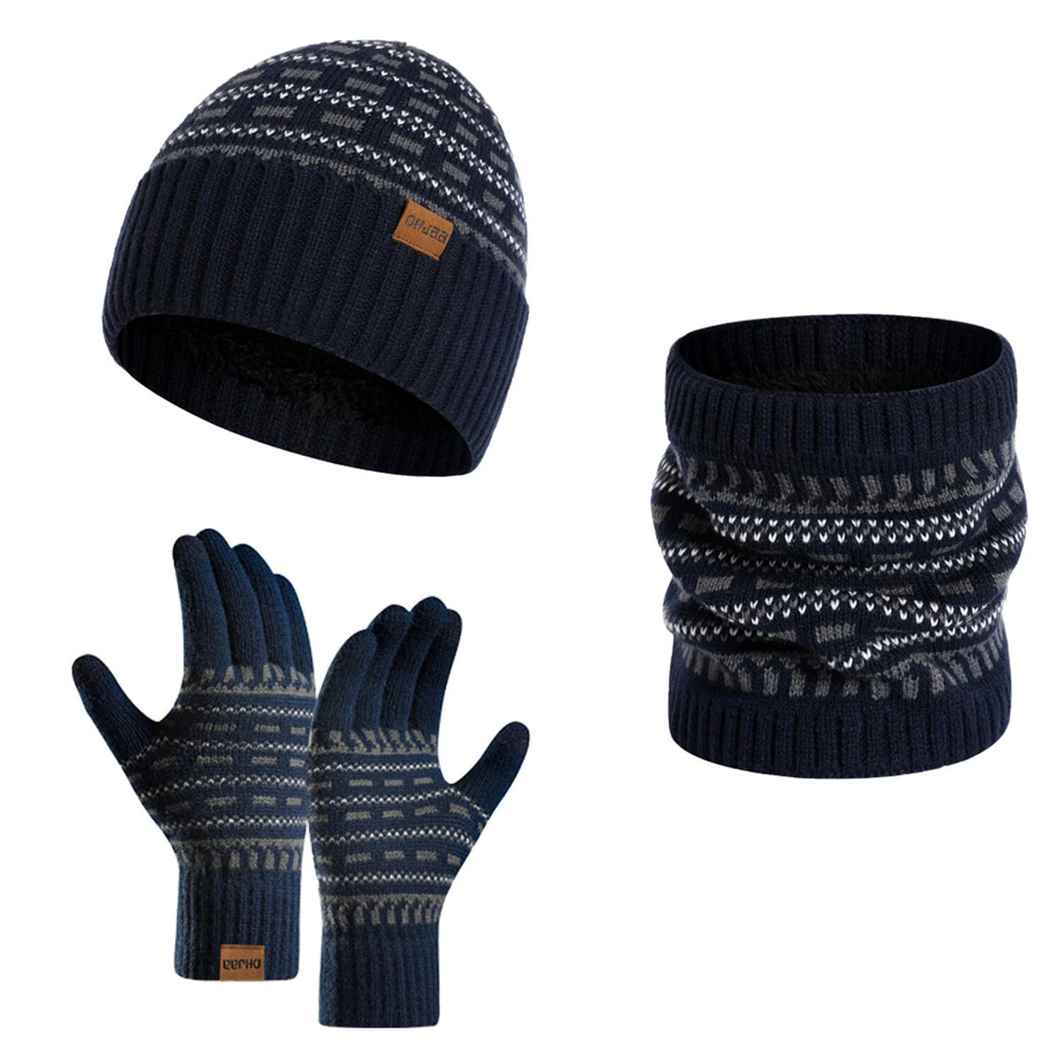 3-Delige Winterset | Warme en Stijlvolle Set voor de Winter