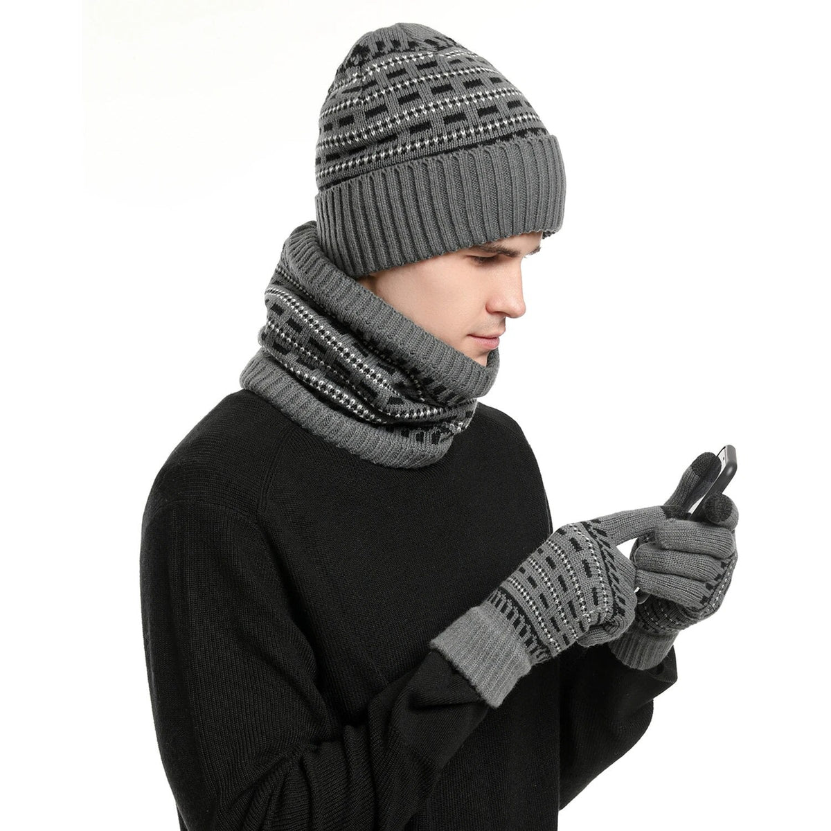 3-Delige Winterset | Warme en Stijlvolle Set voor de Winter