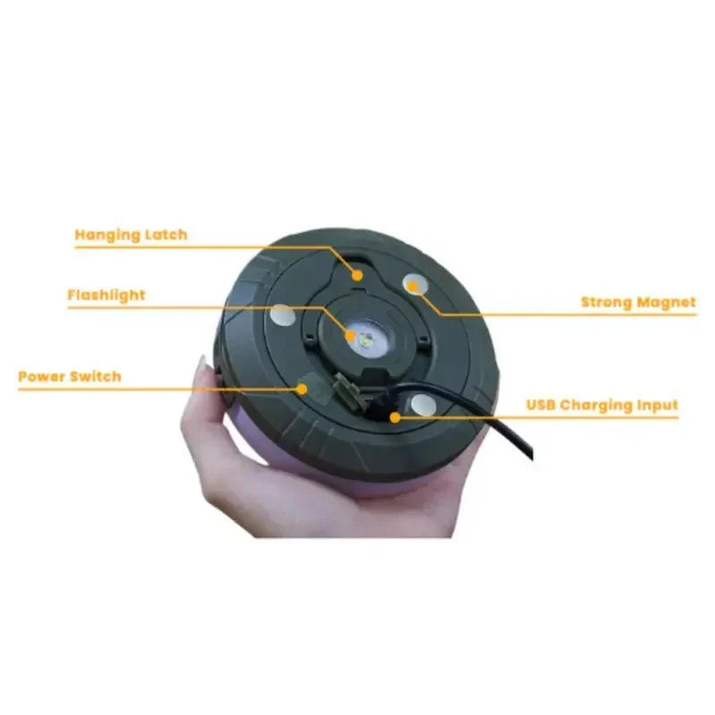 4-In-1 uittrekbare campinglamp