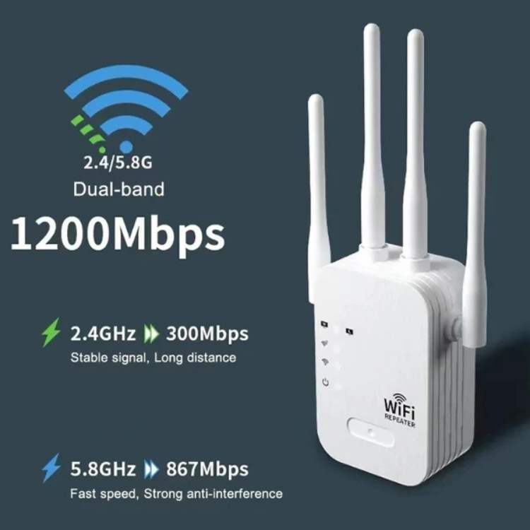 5G wifi-booster voor buiten met groot bereik voor snelle verbinding