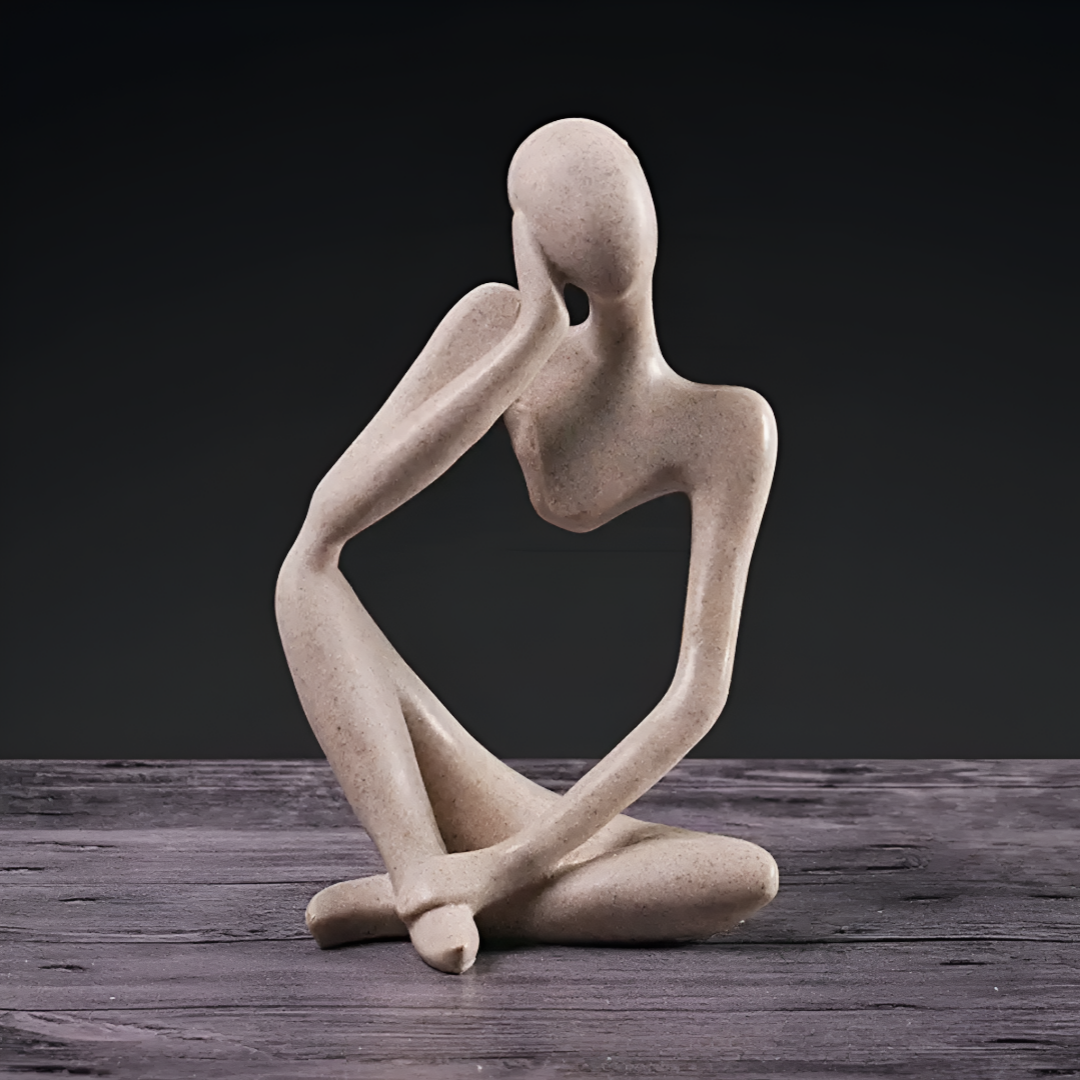 Abstract beeldje De Denker – Tijdloze elegantie voor in huis