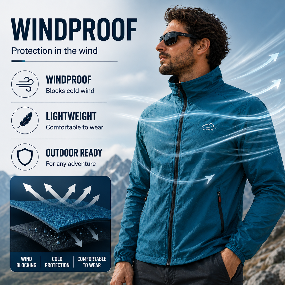 Active windbreaker