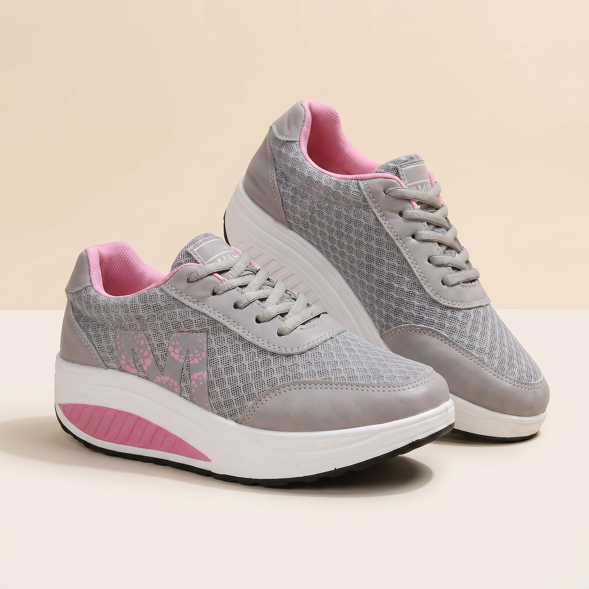 Ademende textielen damessneakers | Comfortabele orthopedische wandelschoenen