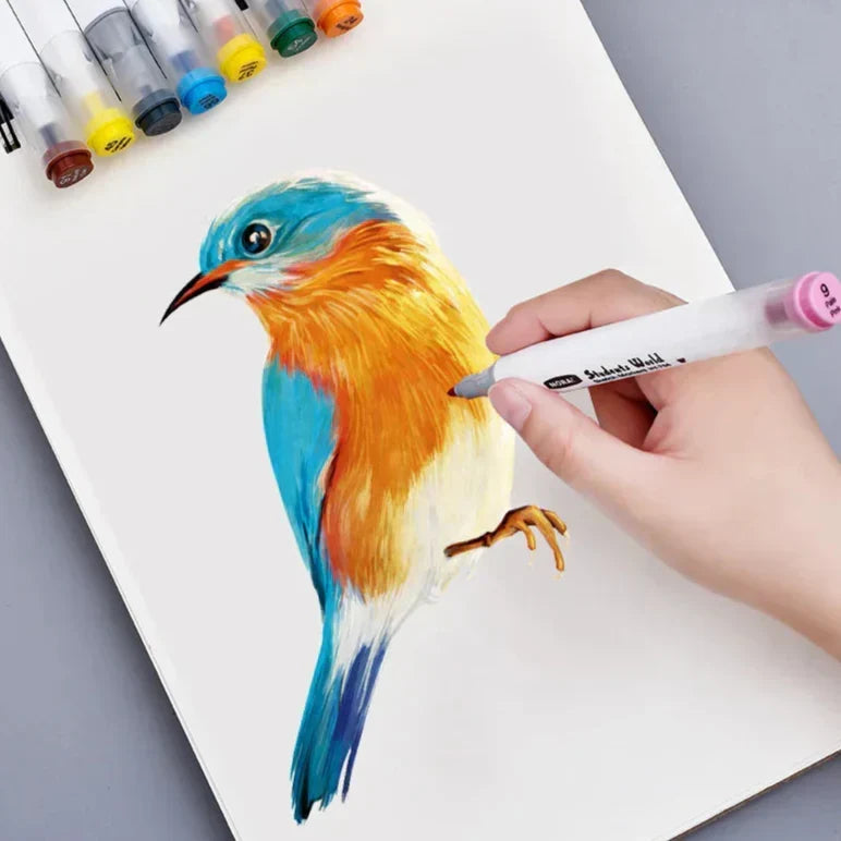 Afwasbare art markers met dubbele punt voor kinderen en volwassenen