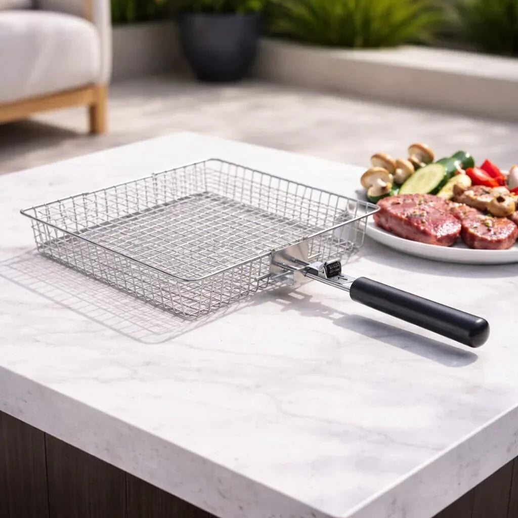 BBQ Grillmand | Roestvrij Staal | Gelijkmatige Warmteverdeling