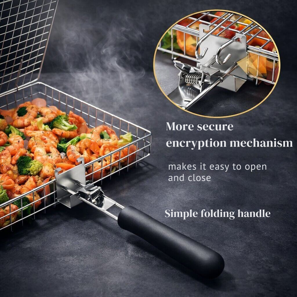 BBQ Grillmand | Roestvrij Staal | Gelijkmatige Warmteverdeling