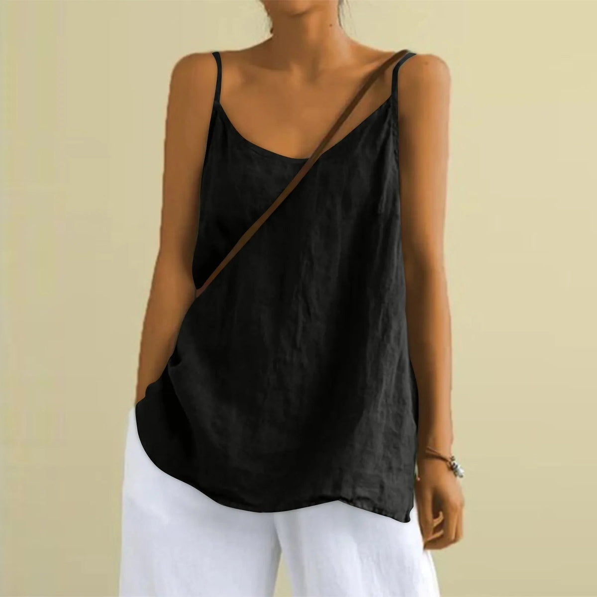 Camisole top met V-hals voor dames