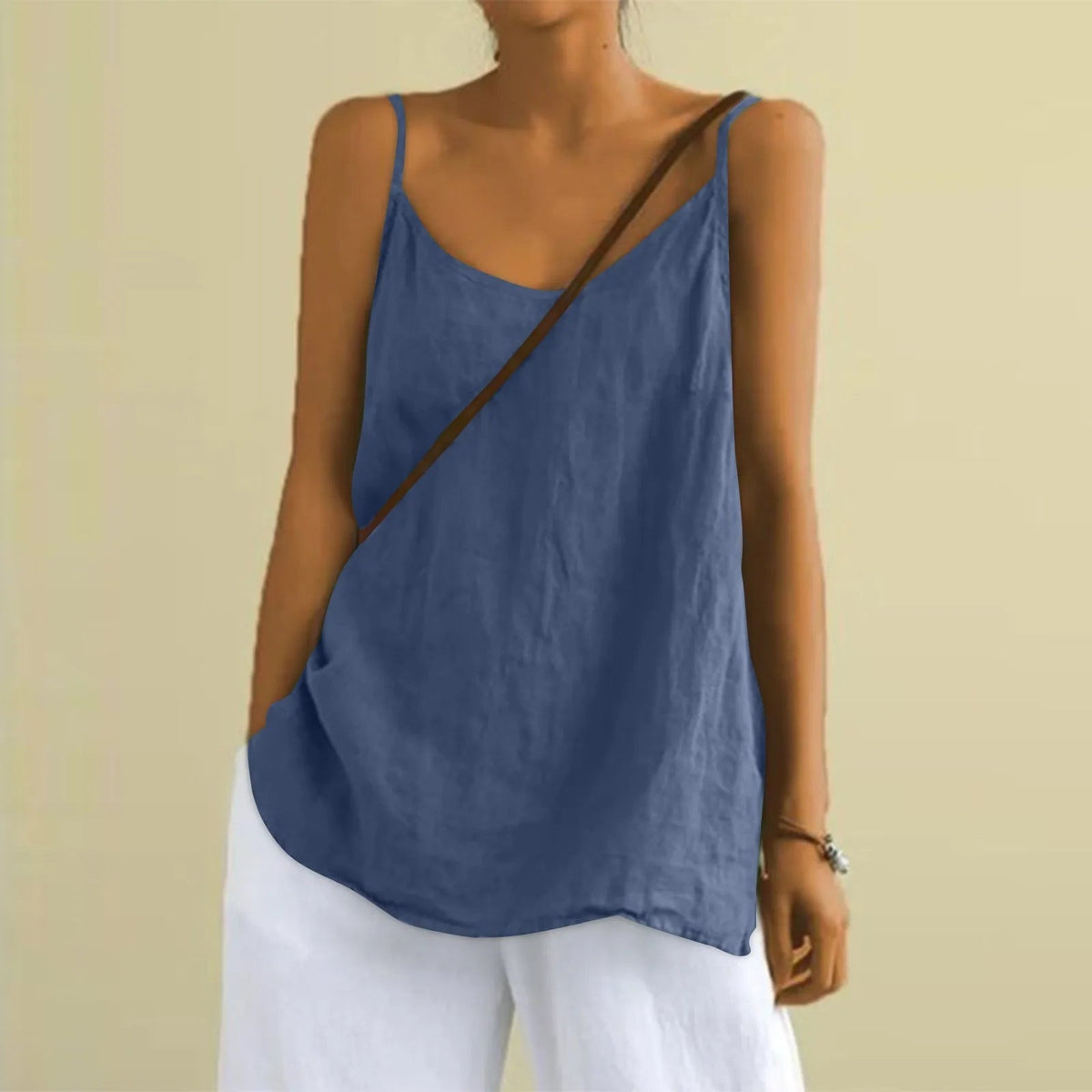 Camisole top met V-hals voor dames