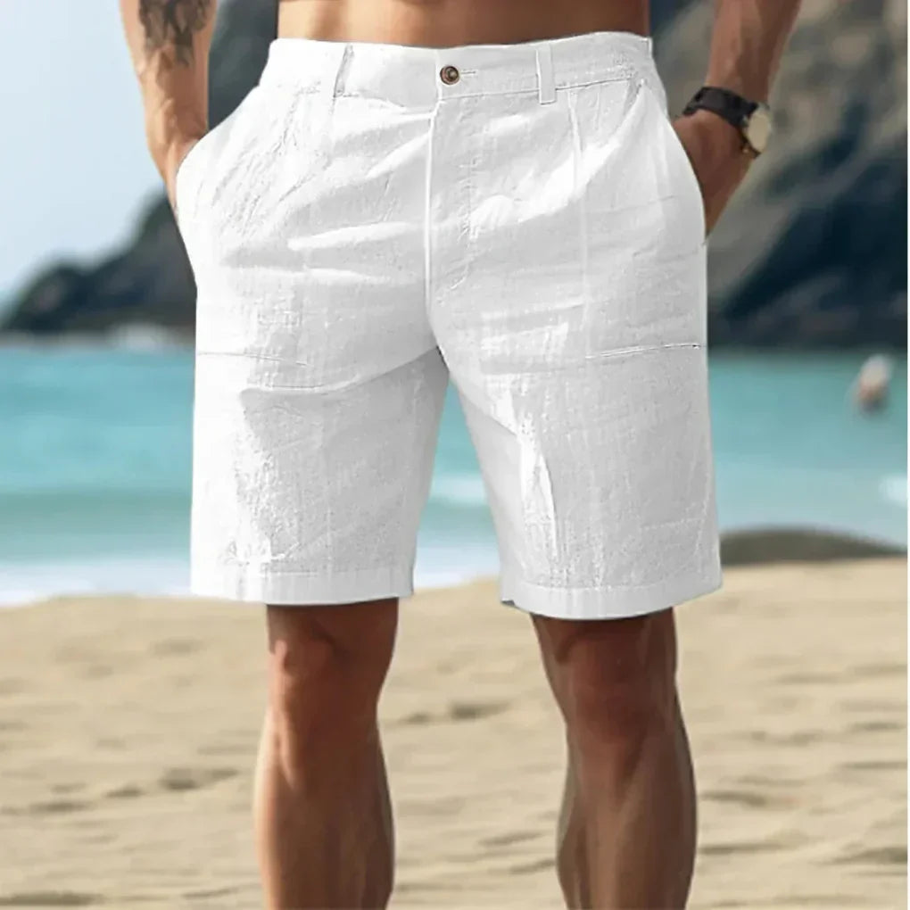 Casual linnen shorts voor heren