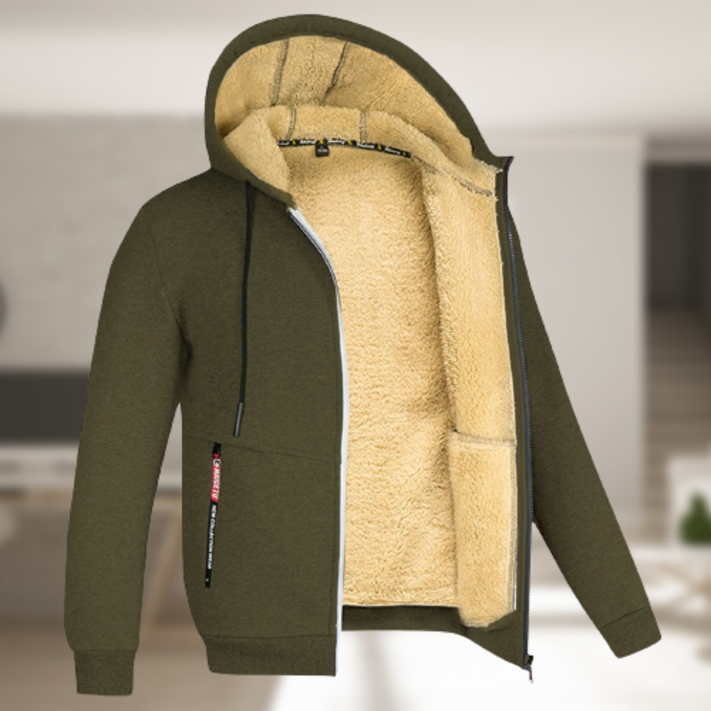 Casual winterhoodie voor heren