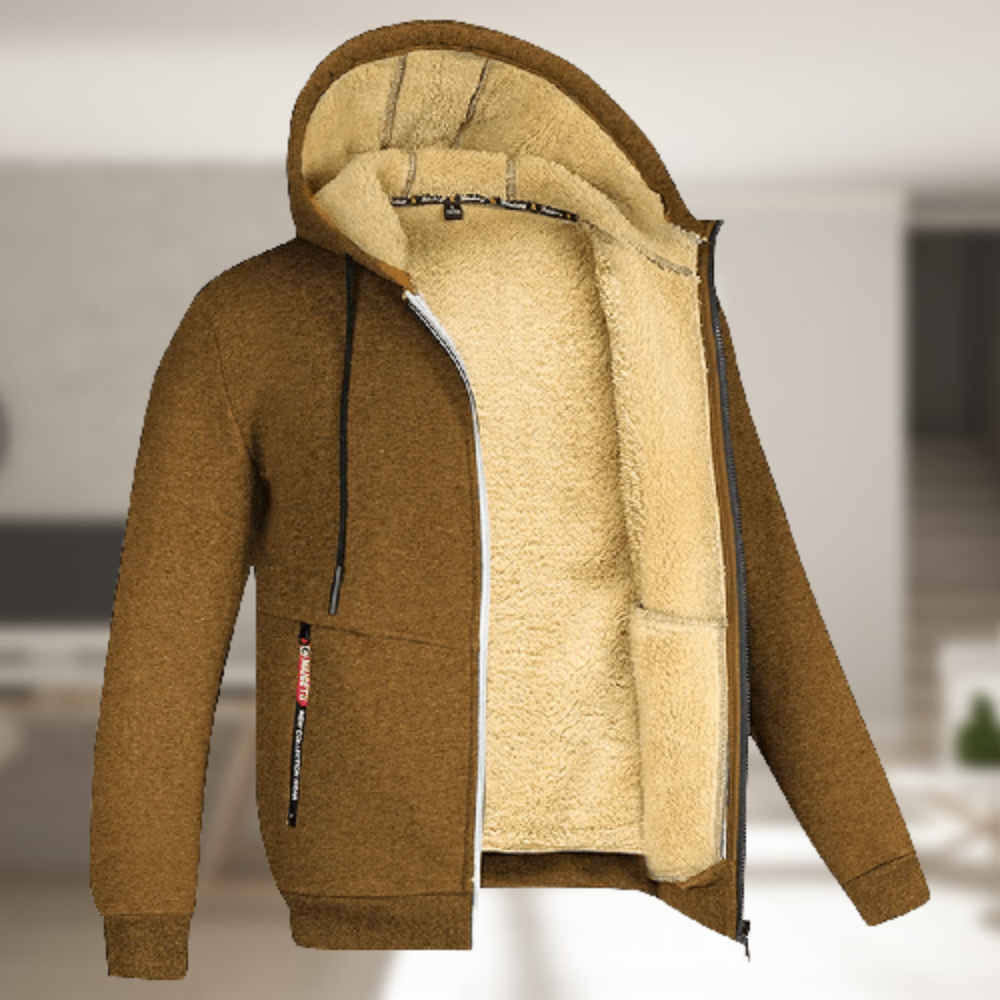 Casual winterhoodie voor heren