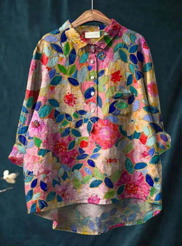 Chique bloemenblouse | Elegantie & comfort
