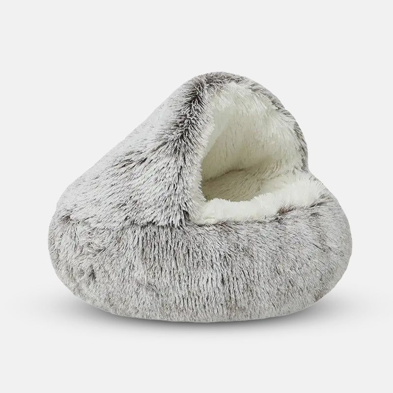 Comfortabele Hondenmand in Holstijl met Antislipbodem – Pluche Hondenkussen, Machinewasbaar