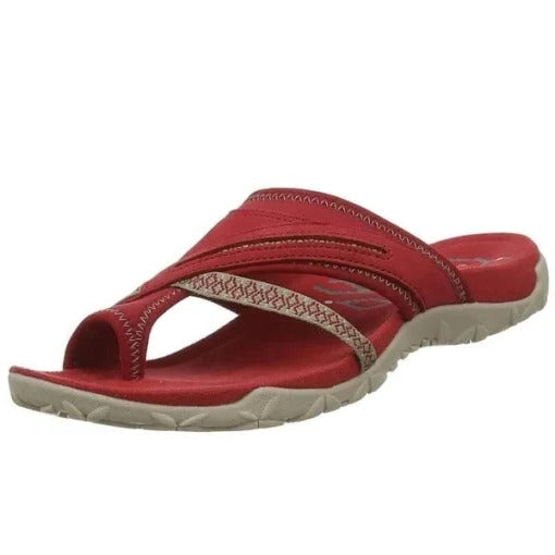 Comfortabele sandalen met gekruiste bandjes