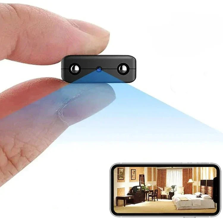 Compacte Micro HD Wifi-camera met Audio en Nachtzicht