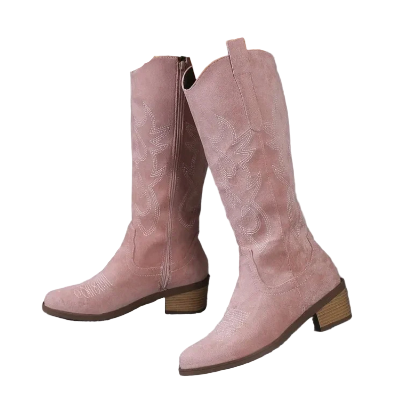 Cowboylaarzen voor dames met klassiek design