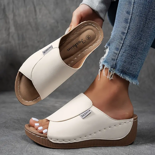 Dames mules met sleehak