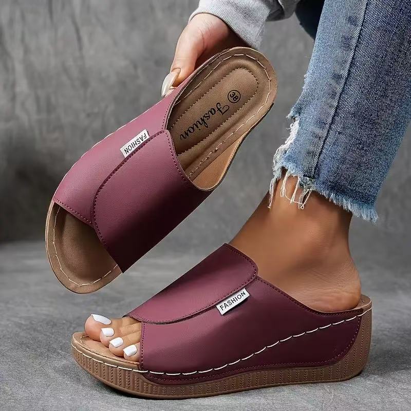 Dames mules met sleehak