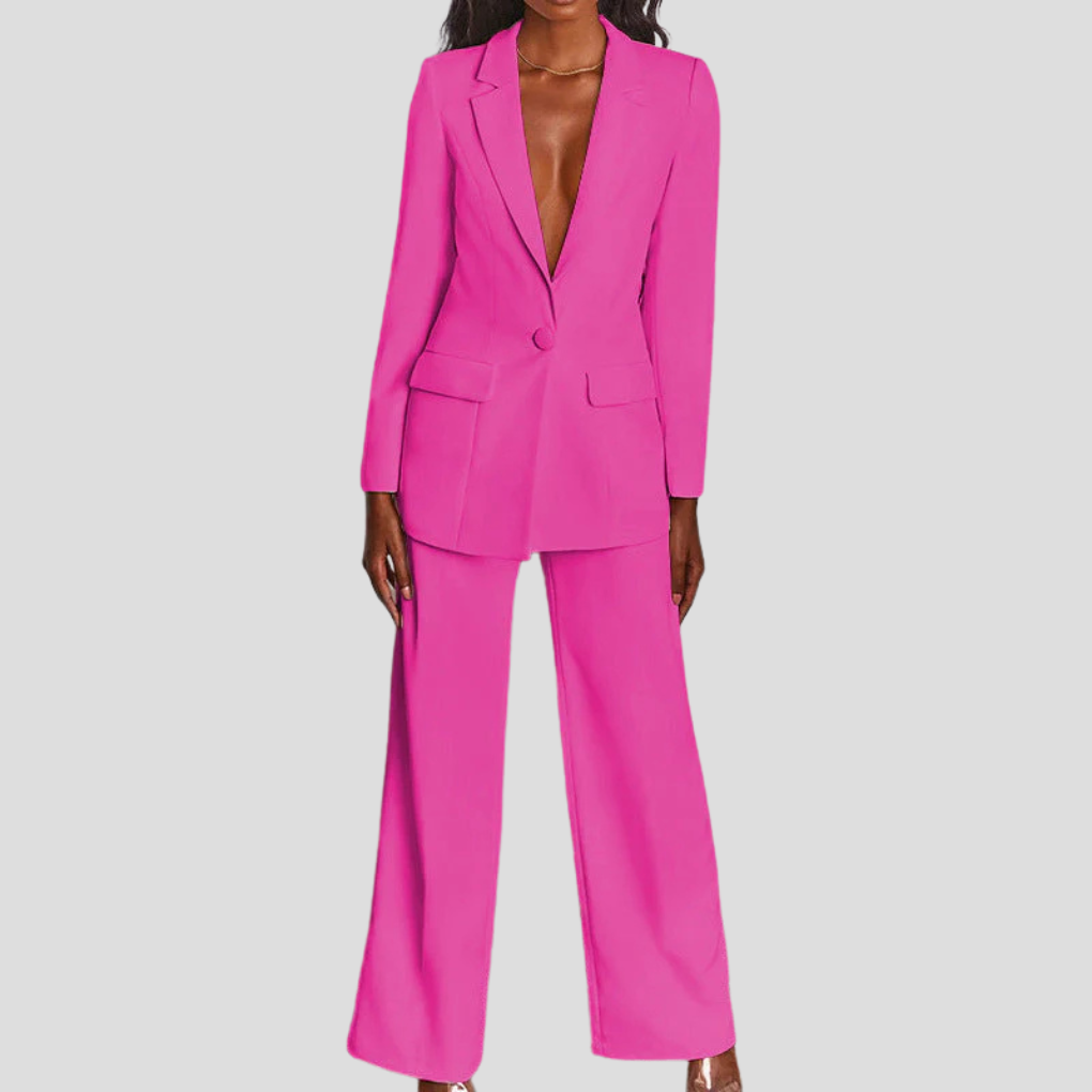 Dames set van blazer en broek