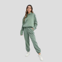 Dames Trainingspak met Hoodie & Joggingbroek – Comfortabele Winter Loungekleding Set