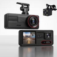 Dashcam met voor- en achtercamera | Groothoek met nachtmodus